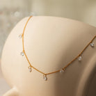 Stainless Steel Rhinestone Pendant Necklace-Bijou Crush