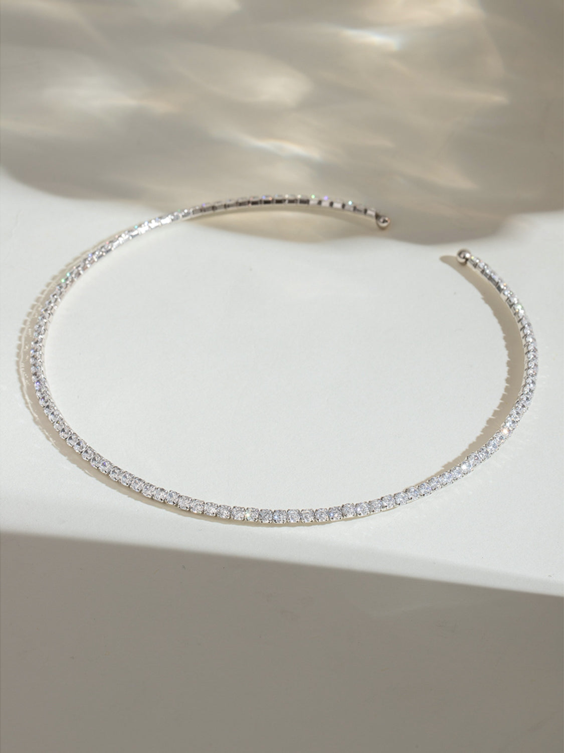Beautiful Stainless Steel Inlaid Zircon Necklace-Bijou Crush