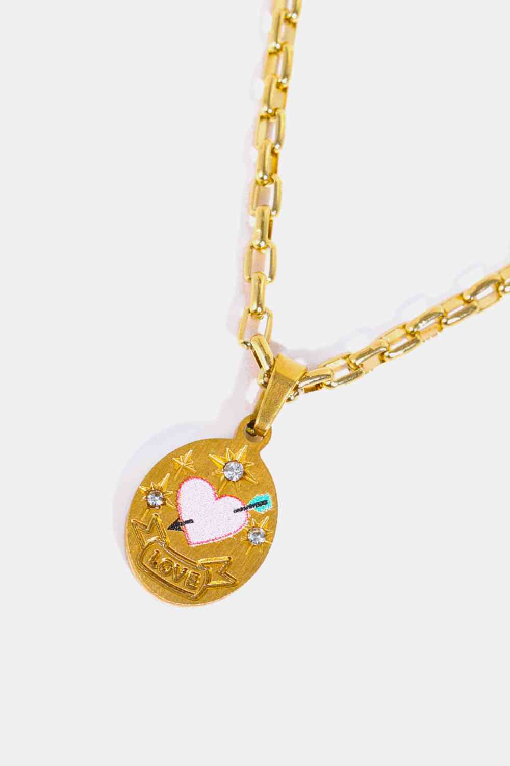 Stainless Steel 18K Gold-Plated Necklace-Bijou Crush
