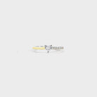 Heart Shape Inlaid Zircon Enamel Ring-Bijou Crush