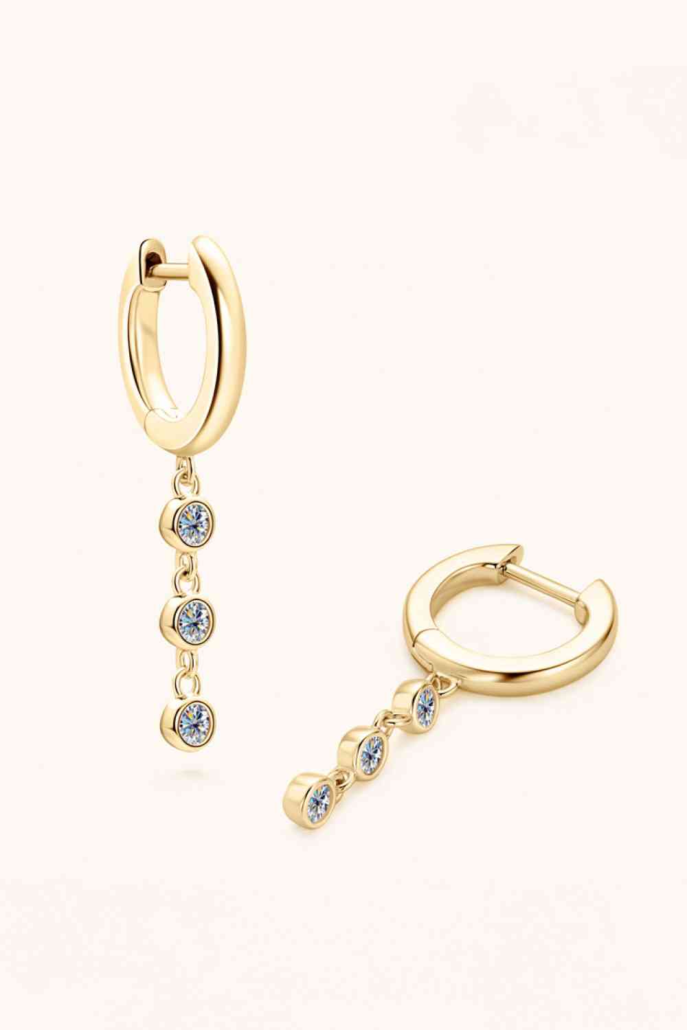 Moissanite Decor 925 Sterling Silver Earrings-Bijou Crush