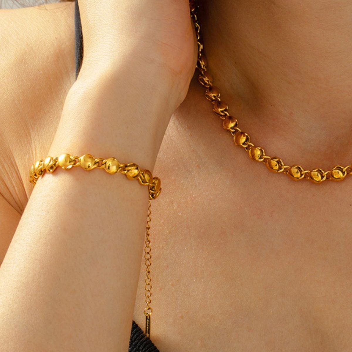 18K Gold-Plated Titanium Steel Bracelet-Bijou Crush