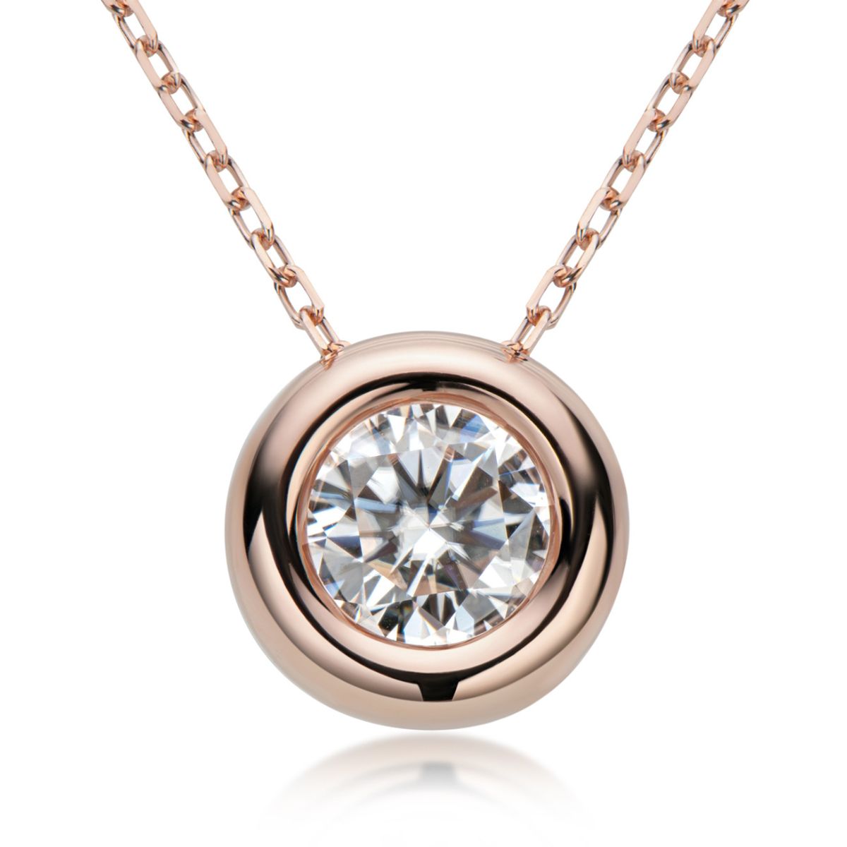 1 Carat Moissanite 925 Sterling Silver Necklace-Bijou Crush