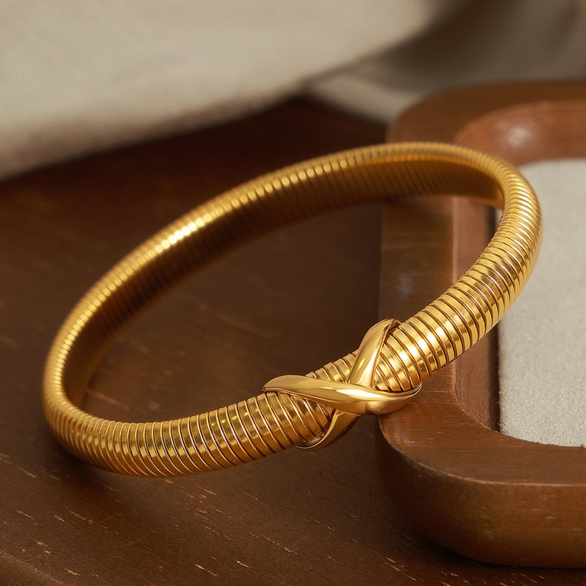 Titanium Steel Spring Shape Bracelet-Bijou Crush