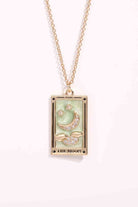 Tarot Card Pendant Stainless Steel Necklace-Bijou Crush