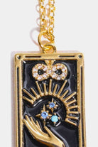 Tarot Card Pendant Stainless Steel Necklace-Bijou Crush