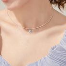 1 Carat Moissanite 925 Sterling Silver Necklace-Bijou Crush