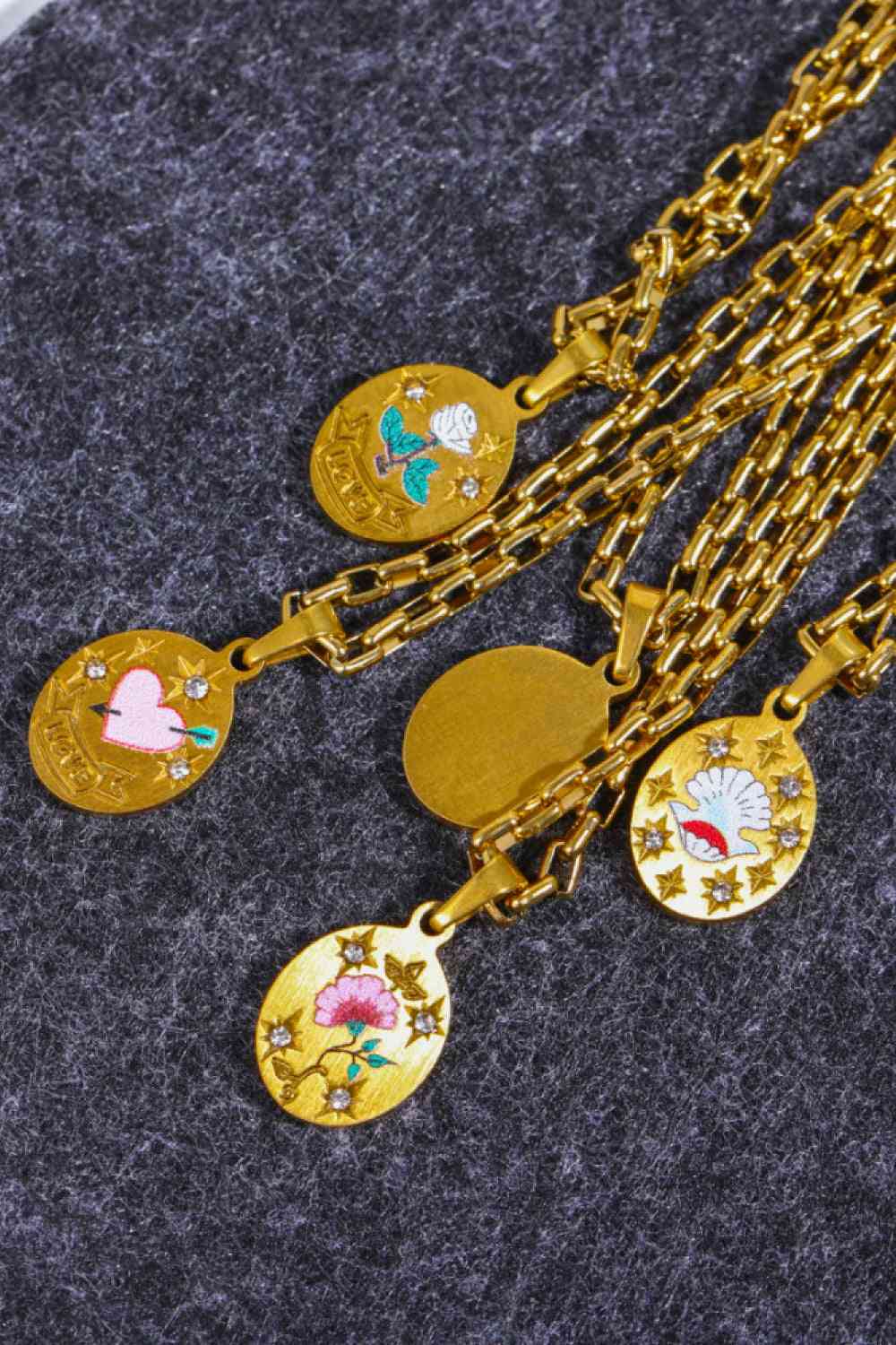 Stainless Steel 18K Gold-Plated Necklace-Bijou Crush