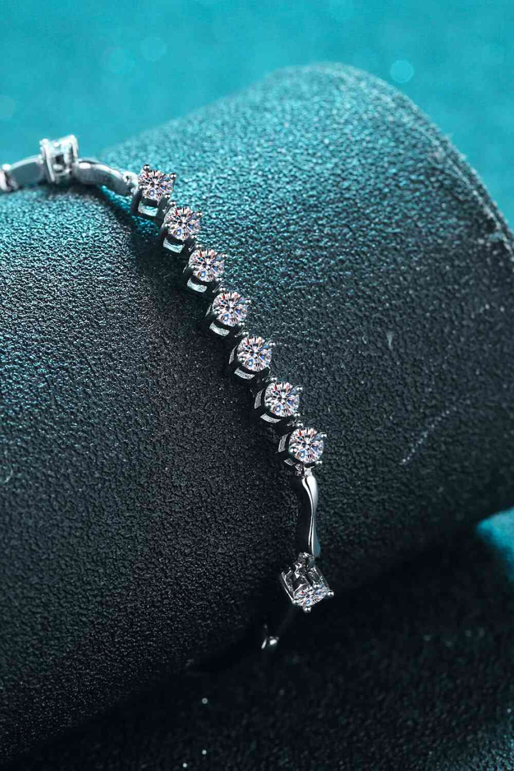 Moissanite 925 Sterling Silver Bracelet-Bijou Crush