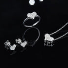 Moissanite 925 Sterling Silver Heart Bracelet-Bijou Crush