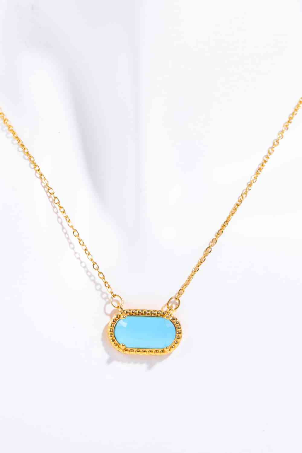 Copper 14K Gold-Plated Pendant Necklace-Bijou Crush