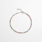 Inlaid Zircon 925 Sterling Silver Bracelet-Bijou Crush