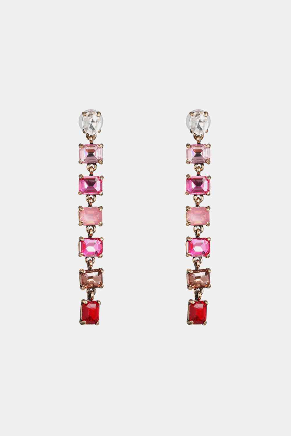 Geometrical Shape Resin Dangle Earrings-Bijou Crush