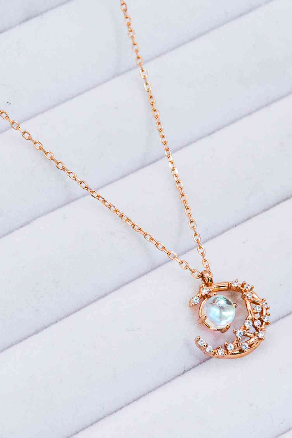 Where It All Began - Moonstone Necklace-Bijou Crush