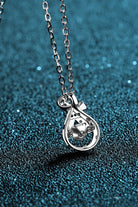 Moissanite 925 Sterling Silver Necklace-Bijou Crush