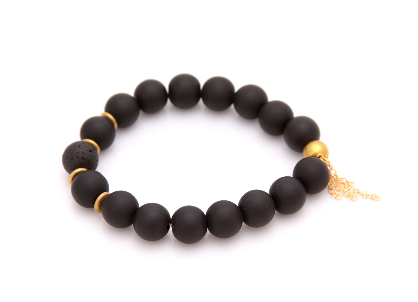 Black Onyx Essential Oil Bracelet-Bijou Crush