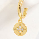 Sterling Silver Inlaid Zircon Earrings-Bijou Crush
