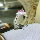 1 Carat Moissanite Zircon Sterling Silver Ring-Bijou Crush