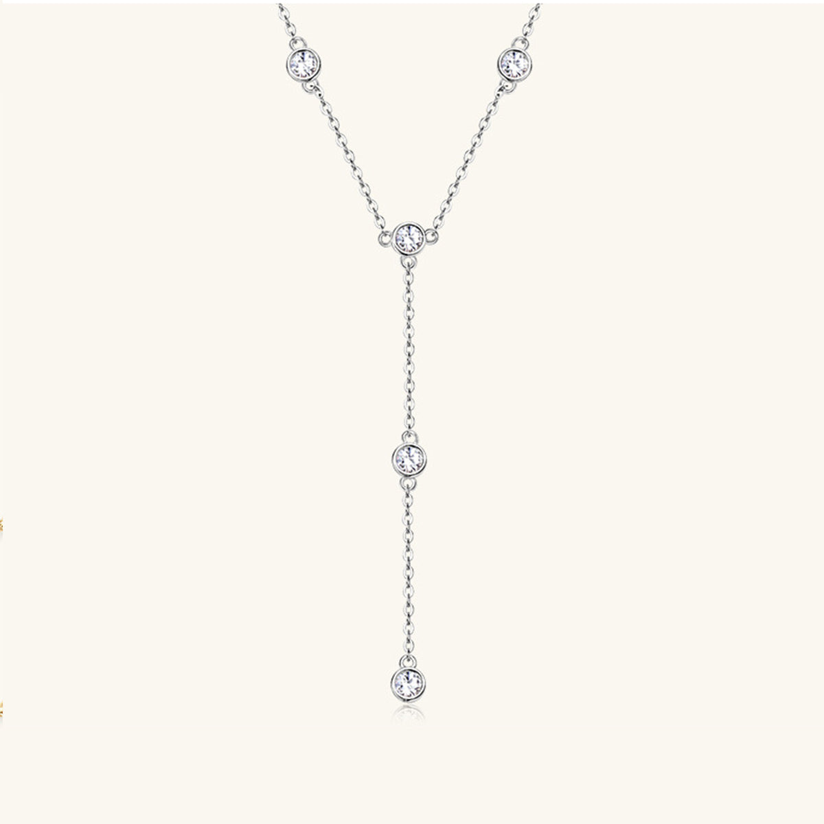 1.1 Carat Moissanite Sterling Silver Necklace-Bijou Crush