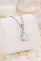 Find Your Center Opal Pendant Necklace-Bijou Crush