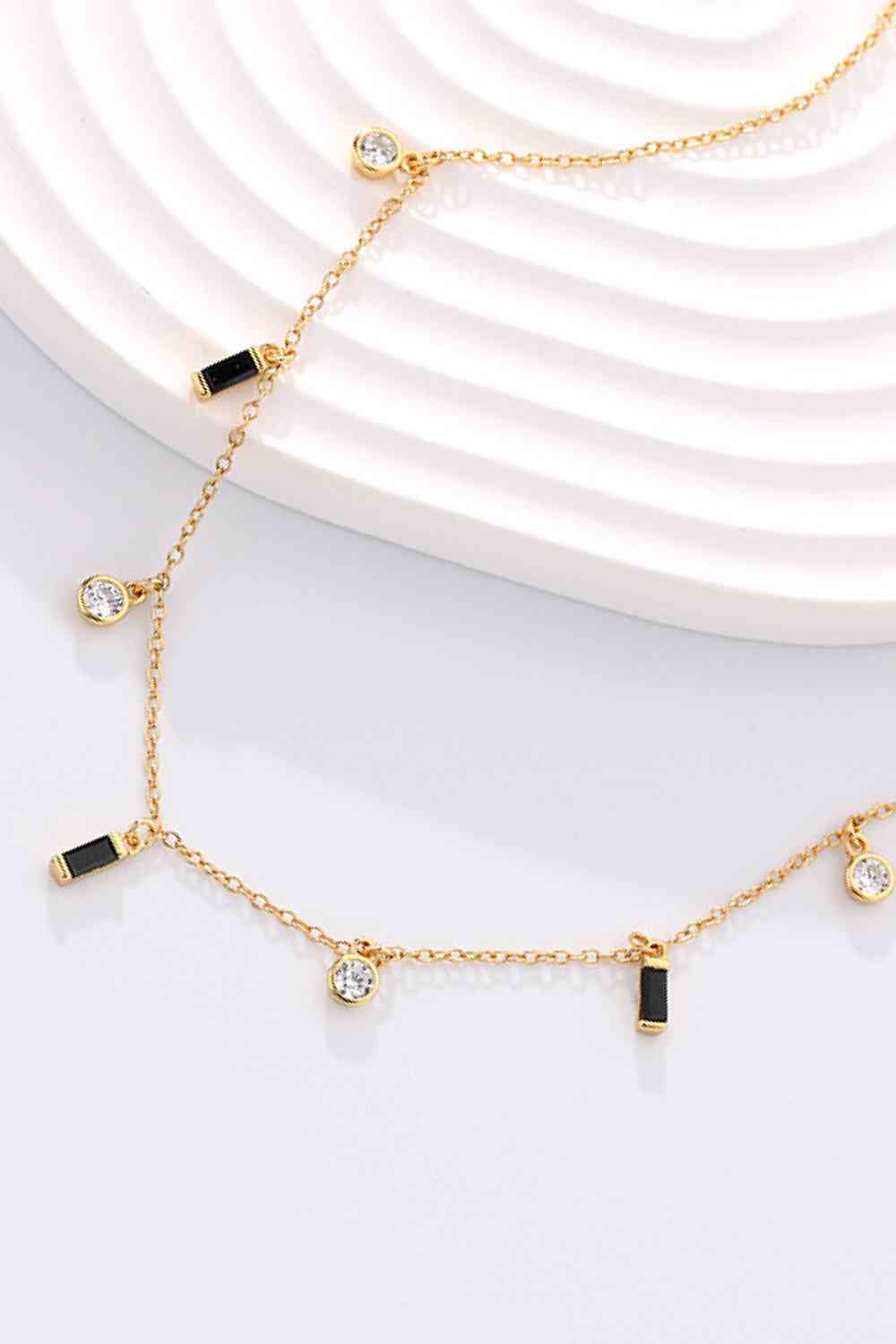 18K Gold Plated Multi-Charm Chain Necklace-Bijou Crush
