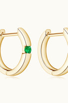 Lab-Grown Emerald Earrings-Bijou Crush