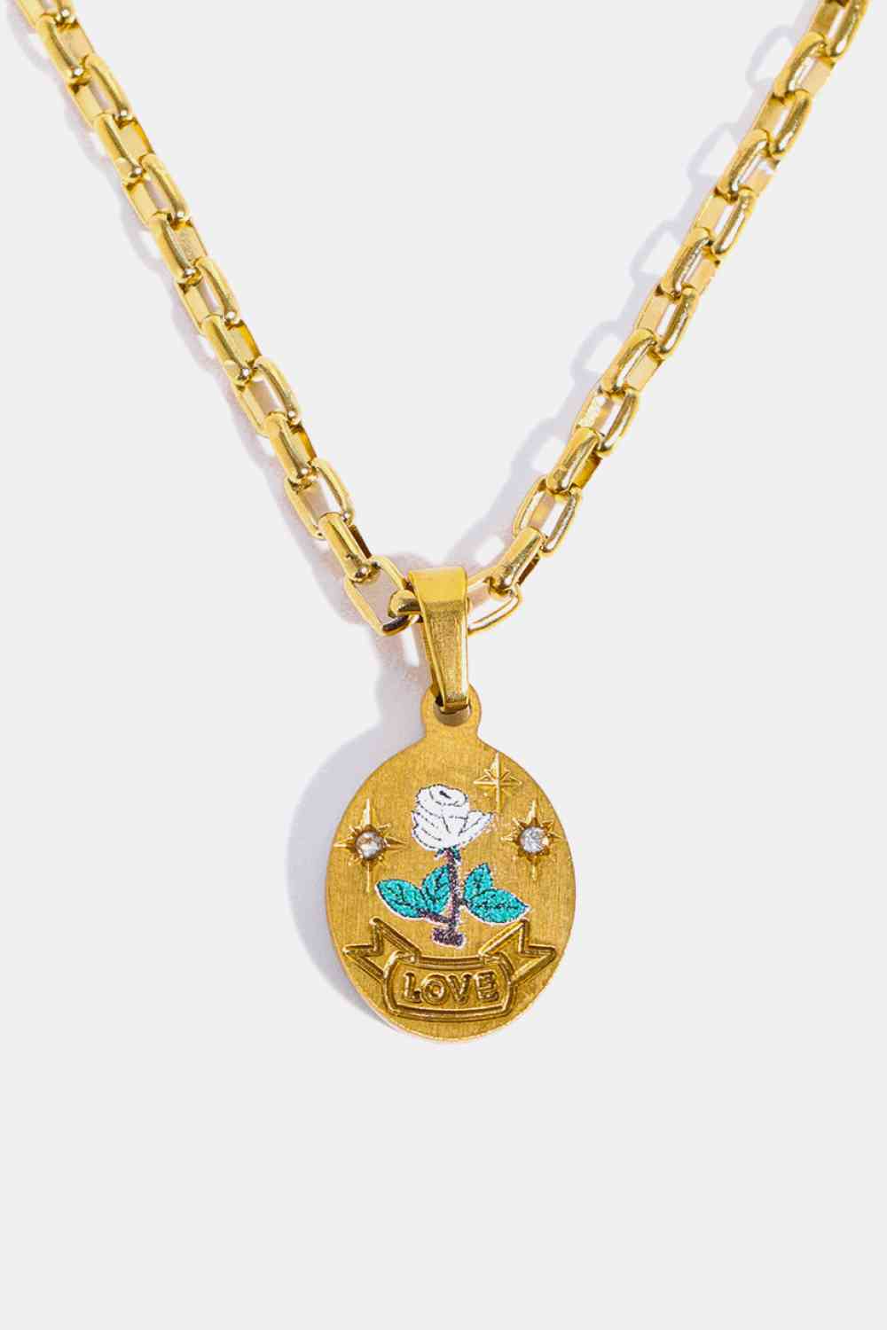 Stainless Steel 18K Gold-Plated Necklace-Bijou Crush