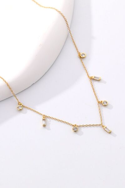 18K Gold Plated Multi-Charm Chain Necklace-Bijou Crush