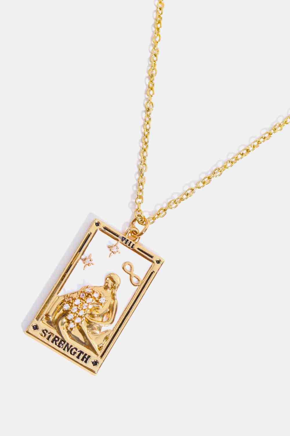 Tarot Card Pendant Stainless Steel Necklace-Bijou Crush