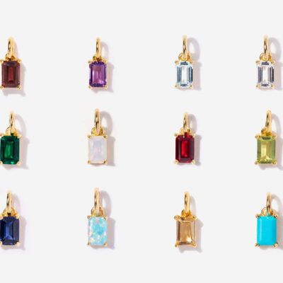 Titanium Steel Inlaid Zircon Pendant Necklace-Bijou Crush