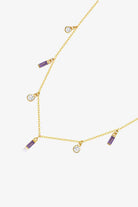 18K Gold Plated Multi-Charm Chain Necklace-Bijou Crush