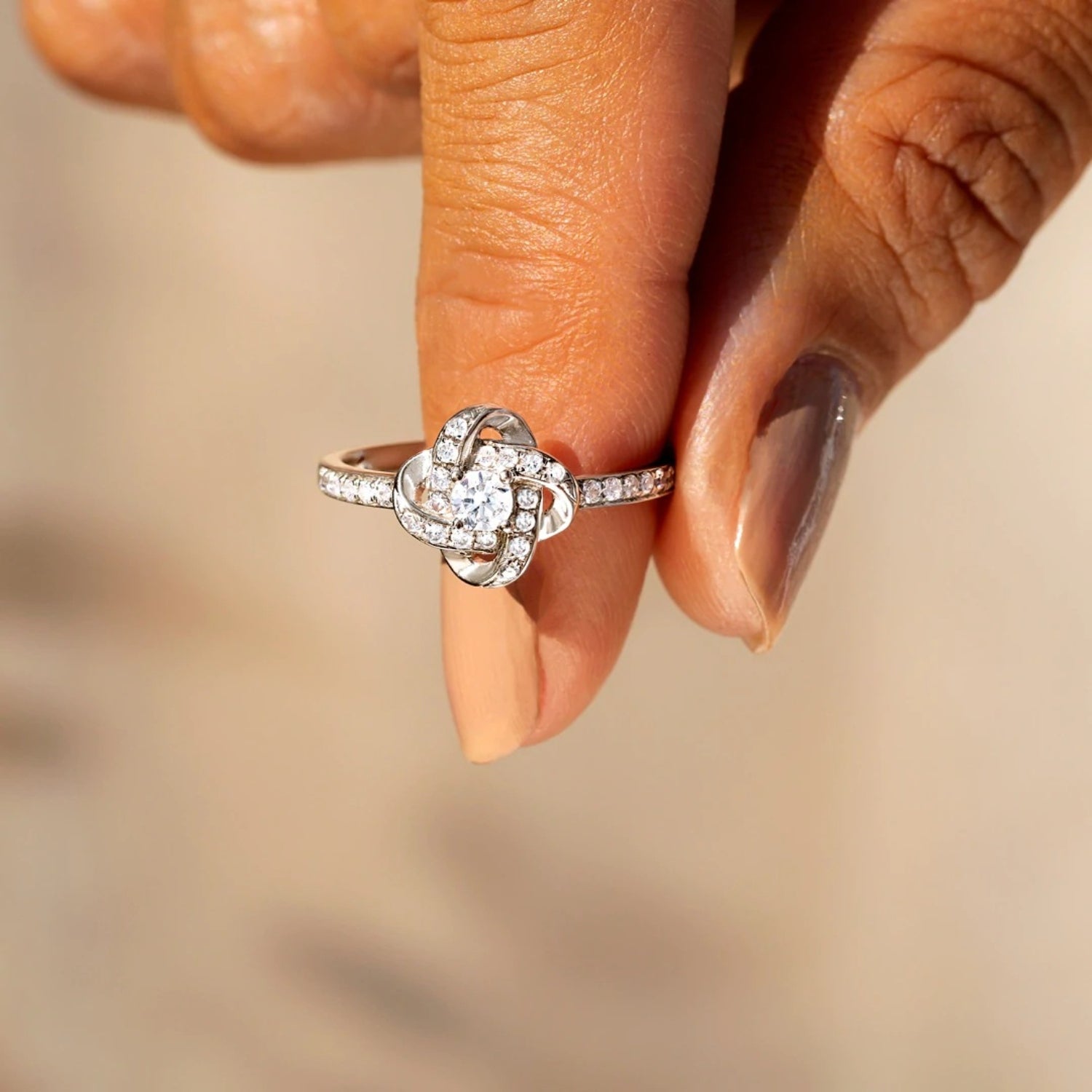 925 Sterling Silver Inlaid Zircon Ring-Bijou Crush