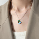 Heart Pendant Titanium Steel Necklace-Bijou Crush