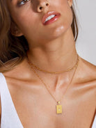 18K Gold-Plated Stainless Steel Double-Layered Necklace-Bijou Crush