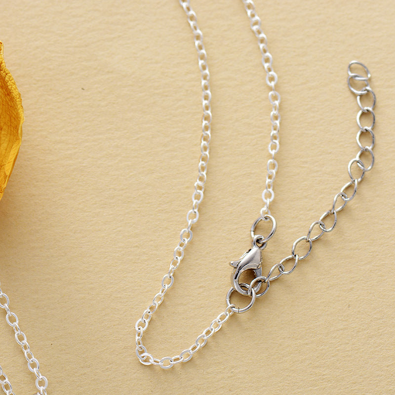 Turquoise Chain Pendant Necklace-Bijou Crush