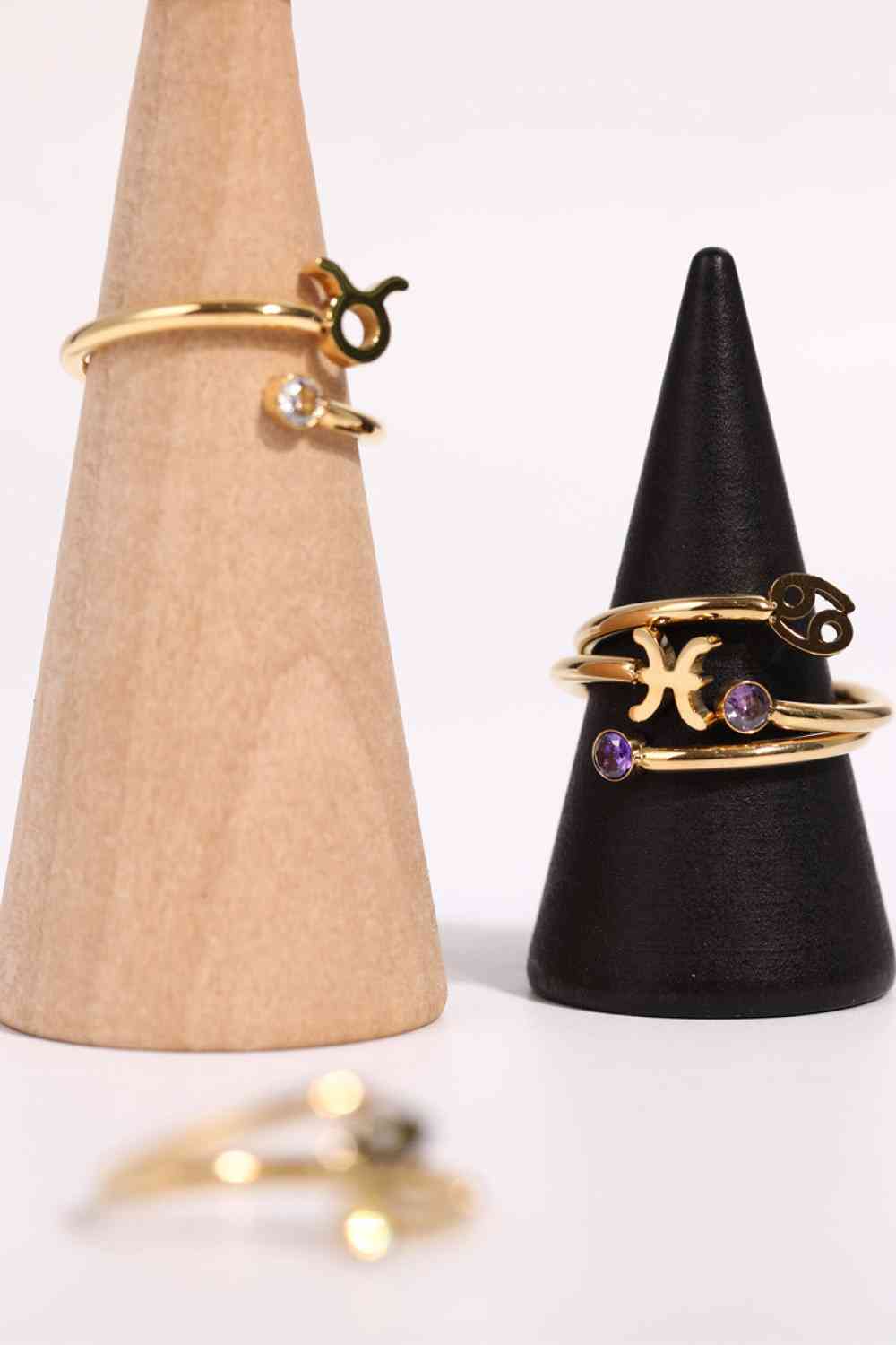 Constellation Stainless Steel Bypass Ring-Bijou Crush