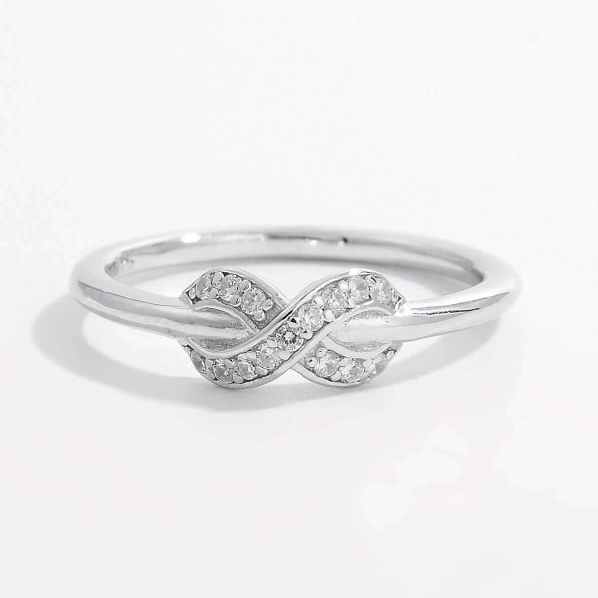 Sterling Silver Zircon Geometric Ring-Bijou Crush