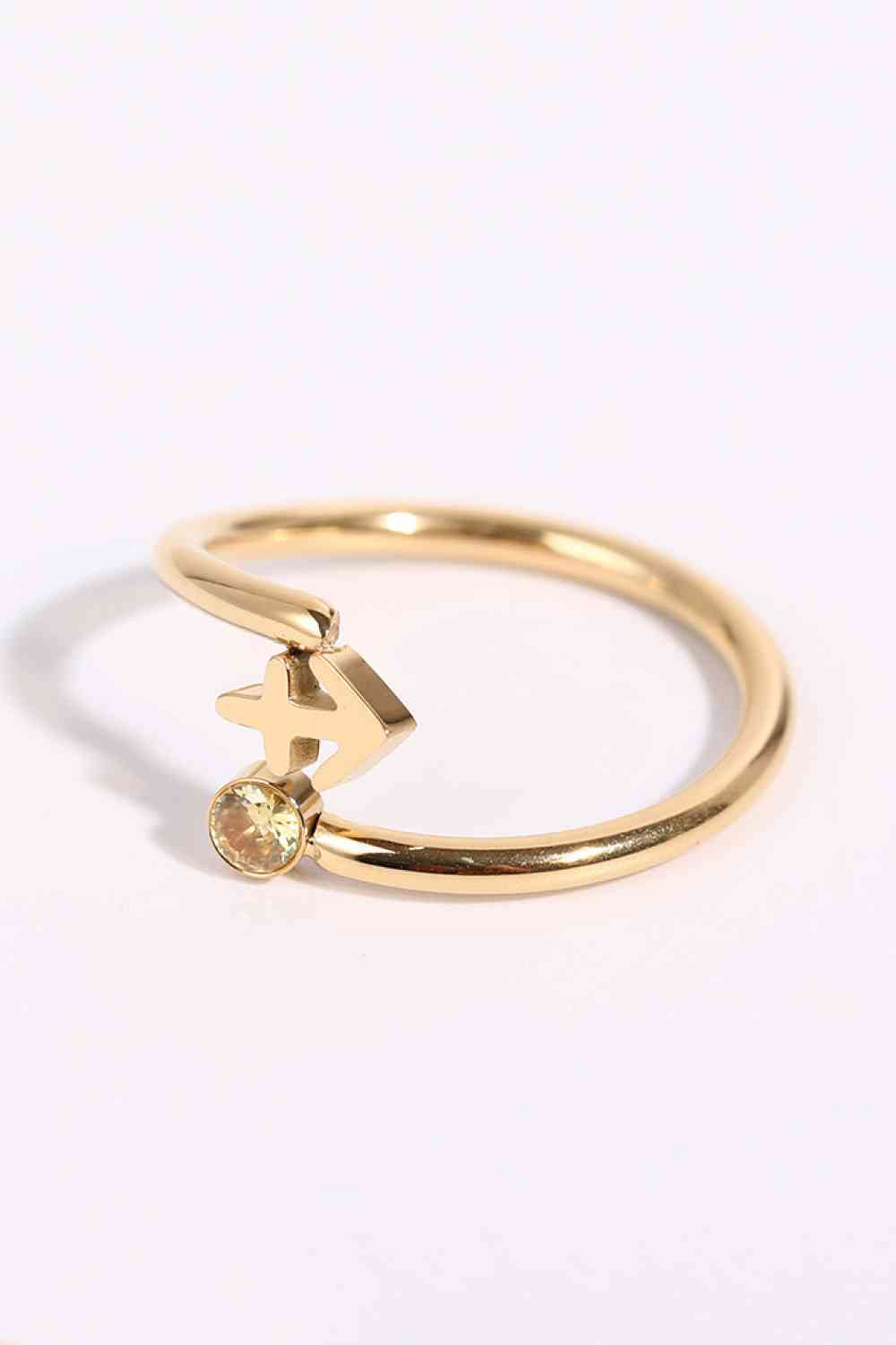 Constellation Stainless Steel Bypass Ring-Bijou Crush