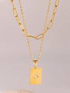 18K Gold-Plated Stainless Steel Double-Layered Necklace-Bijou Crush