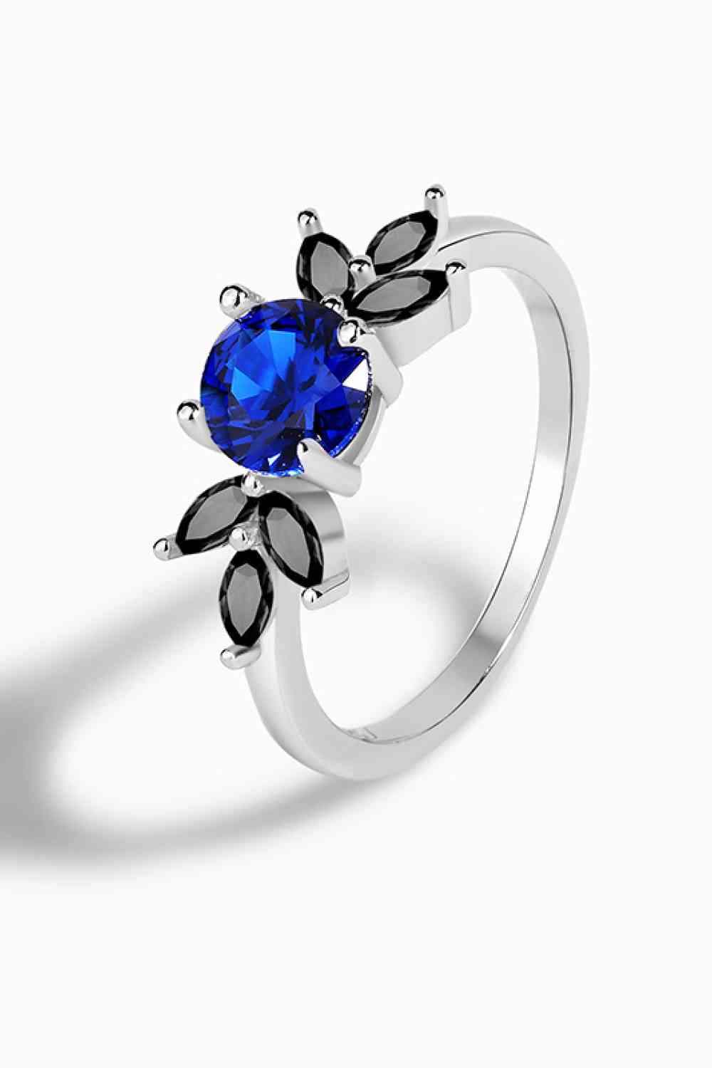 Spinel Zircon Leaf Ring-Bijou Crush