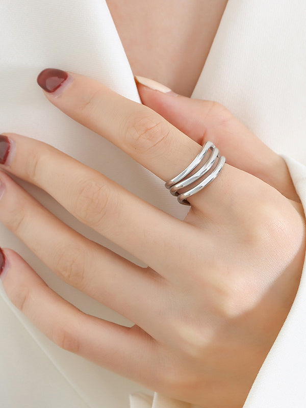Titanium Steel Three-Layered Ring-Bijou Crush