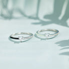 Heart Shape Inlaid Zircon Enamel Ring-Bijou Crush