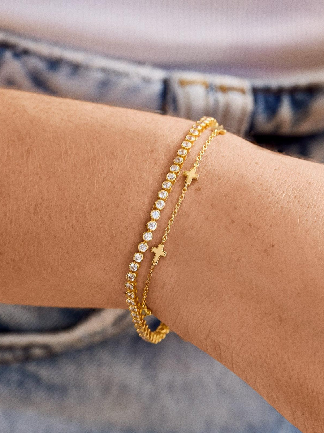 18K Gold-Plated Titanium Steel Bracelet-Bijou Crush