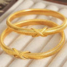 Titanium Steel Spring Shape Bracelet-Bijou Crush