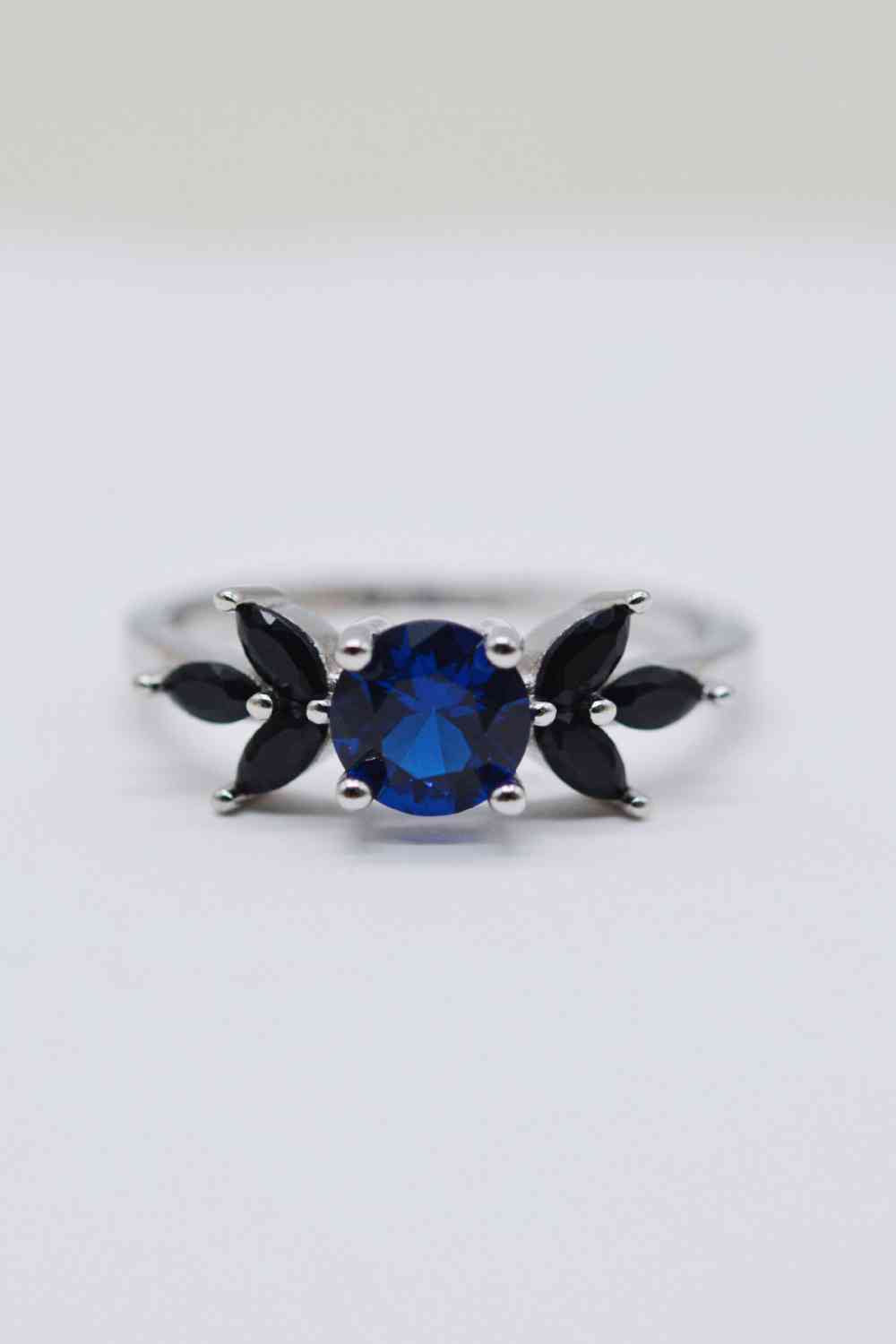 Spinel Zircon Leaf Ring-Bijou Crush