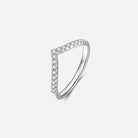 Moissanite 925 Sterling Silver Ring-Bijou Crush
