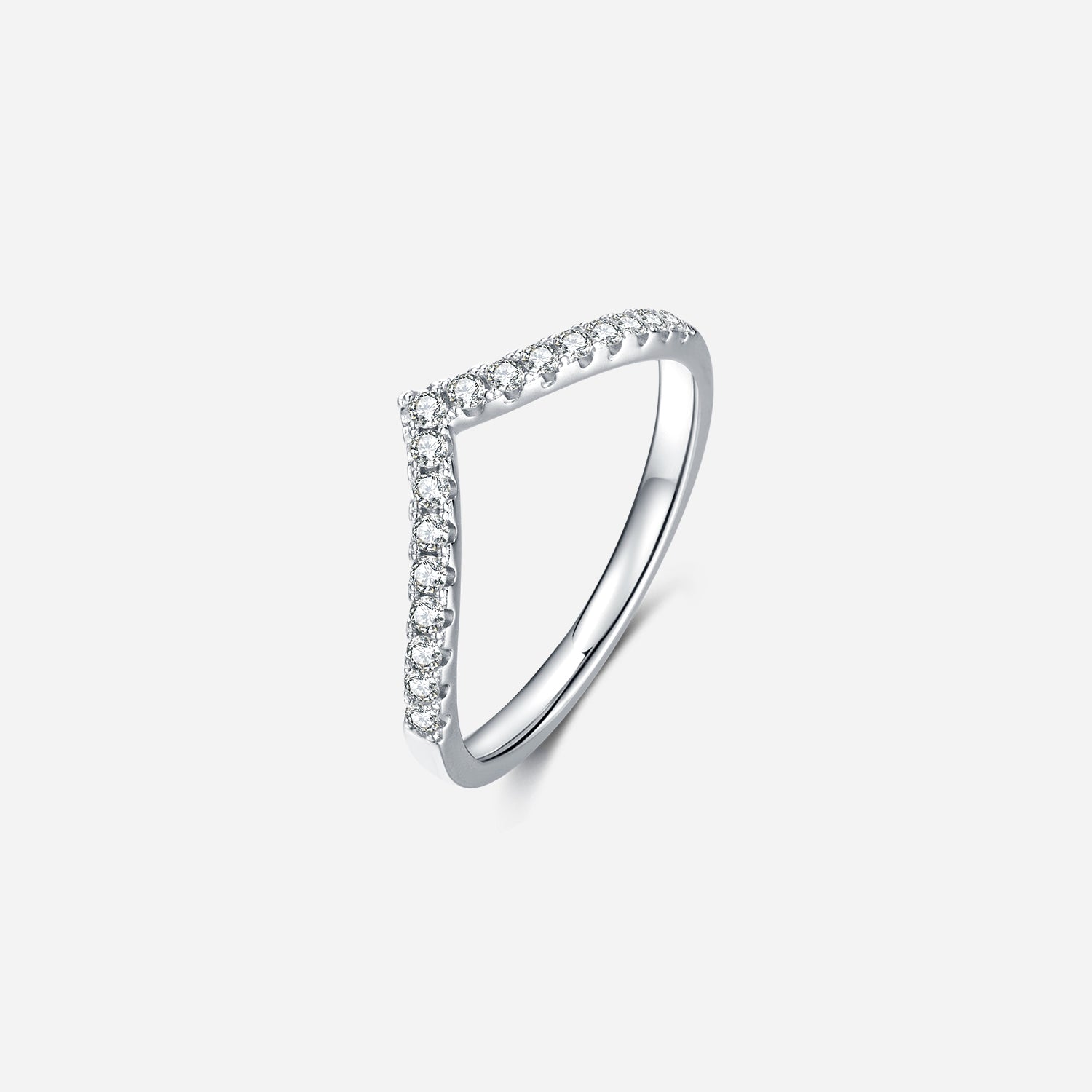 Moissanite 925 Sterling Silver Ring-Bijou Crush