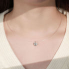 1 Carat Moissanite 925 Sterling Silver Necklace-Bijou Crush