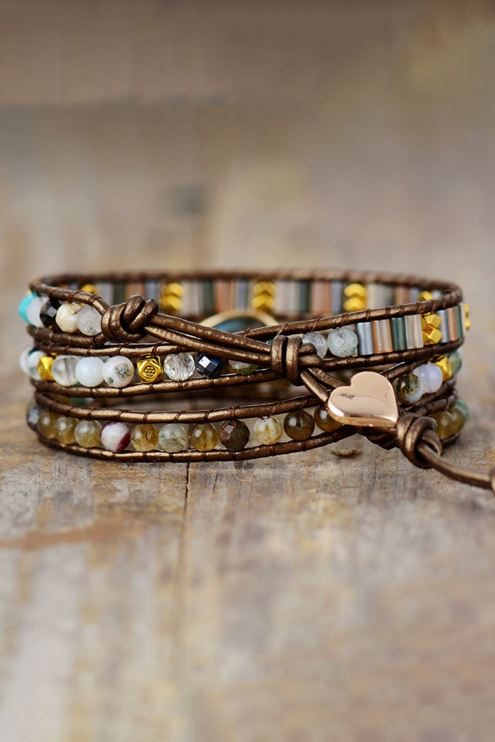 Handmade Triple Layer Beaded Bracelet-Bijou Crush