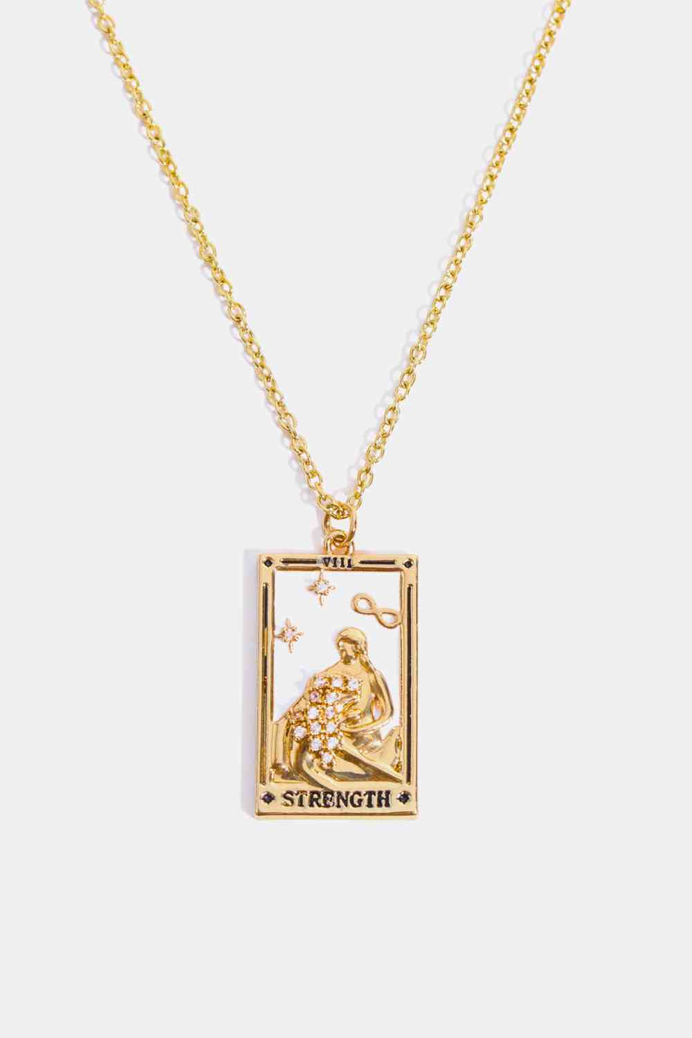 Tarot Card Pendant Stainless Steel Necklace-Bijou Crush
